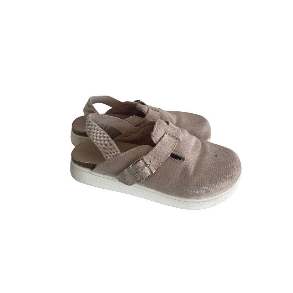 Steve Madden Clog Mule Slip On Fuzzy Shoe Girls 2